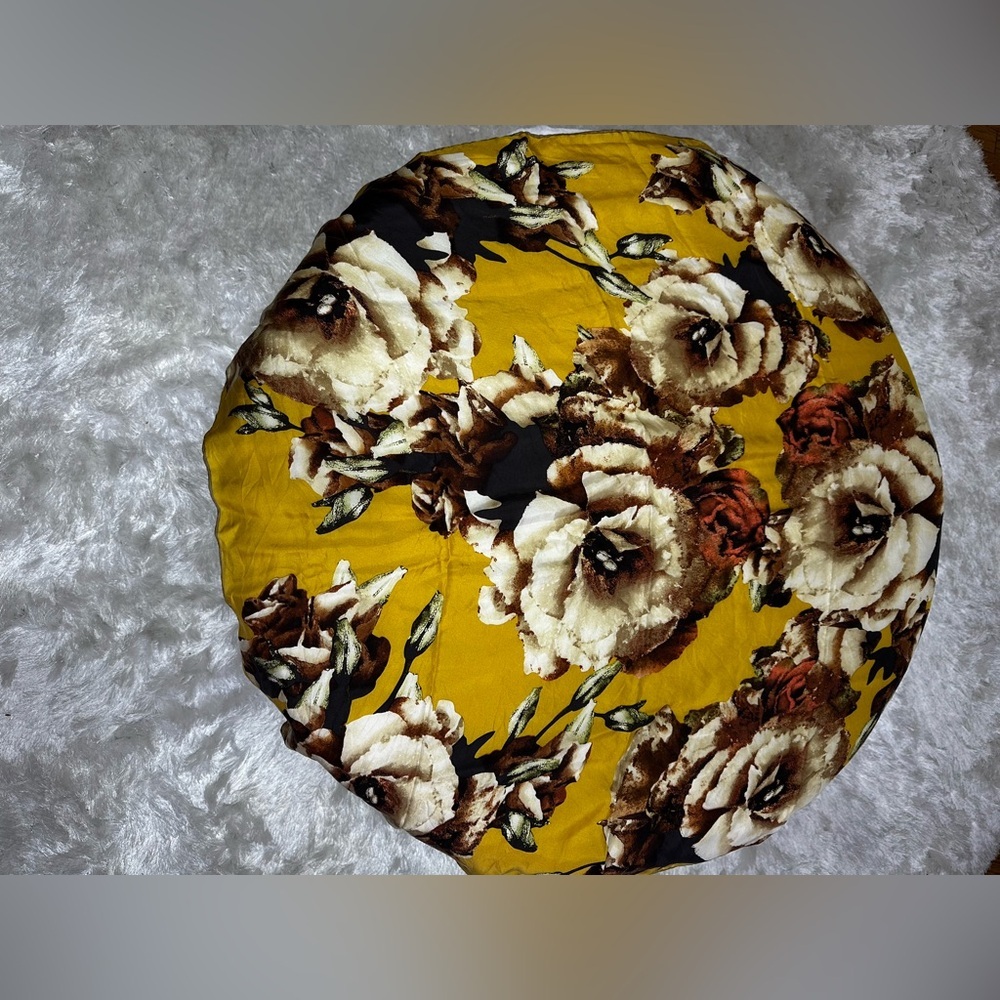 Echo Silk Scarf in Yellow and Brown